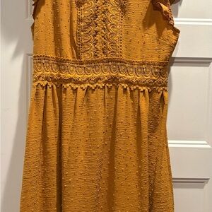 Chic Mustard Casual Dress